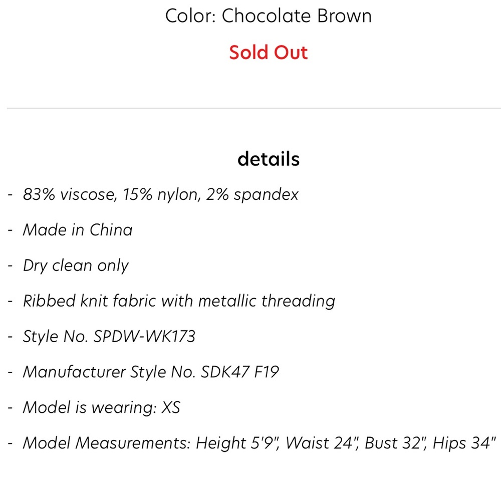 Superdown | sonya rib shimmer tank | size xsmall - Picture 6 of 11